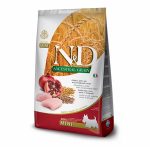 Farmina N&D Dog Chicken & Pomegranate Adult Mini Ξηρά Τροφή με Λίγα Σιτηρά για Ενήλικους Σκύλους Μικρόσωμων Φυλών με Κοτόπουλο και Ρόδι 2.5 kgr