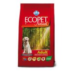 Farmina Ecopet Natural Adult Medium Ξηρά Τροφή για Ενήλικους Σκύλους Μεσαίων Φυλών με Καλαμπόκι, Κοτόπουλο και Ρύζι 12 Kgr