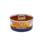 Farmina N&D Cat Venison & Pumpkin Wet Food Υγρή Τροφή χωρίς Σιτηρά για Ενήλικες Γάτες σε Κονσέρβα με Ελάφι και Κολοκύθα 70 gr