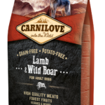 Carnilove Ξηρά Τροφή Χωρίς Σιτηρά για Ενήλικους Σκύλους όλων των φυλών με Αρνί και Αγριογούρουνο 1,5 Kgr