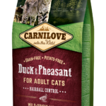 Carnilove Ξηρά Τροφή Χωρίς Σιτηρά για Ενήλικες Γάτες με Πάπια και Φασιανό 6 Kgr