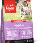 Orijen Kitten Ξηρά Τροφή Χωρίς Σιτηρά για Νεαρές Γάτες με Κοτόπουλο και Ρέγκα 1,8 Kgr