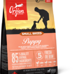 Orijen Puppy Small Breed Ξηρά Τροφή Χωρίς Σιτηρά για Κουτάβια Μικρόσωμων Φυλών με Κοτόπουλο και Σολομό 4,5 Kgr