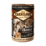 Carnilove Adult Dog Venison & Reindeer Πλήρης Υγρή Τροφή Χωρίς Σιτηρά για Ενήλικους Σκύλους όλων των Φυλών με Κυνήγι και Τάρανδο 400 gr