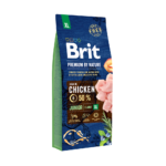 Brit Premium Ξηρά Τροφή για Ανήλικους Σκύλους Μεγαλόσωμων Φυλών με Κοτόπουλο 15 Kgr