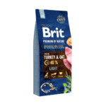 Brit Premium Ξηρά Τροφή για Υπέρβαρους Σκύλους Όλων των Φυλών με Γαλοπούλα και Βρώμη 3 Kgr