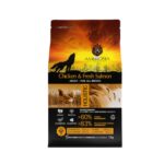 Ambrosia Ξηρά Τροφή Χωρίς Σιτηρά για Ενήλικους Σκύλους Όλων των Φυλών με Κοτόπουλο και Σολομό 12 kgr