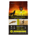 Ambrosia Ξηρά Τροφή Χωρίς Σιτηρά για Ενήλικους Σκύλους Μικρόσωμων Φυλών με Κοτόπουλο και Σολομό 6 kgr
