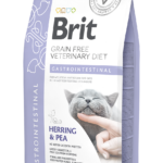 Brit Veterinary Diet Grain Free Cat Gastrointestinal Κλινική Δίαιτα για Γάτες με Προβλήματα Πεπτικού σε Ξηρά Μορφή 2 kgr