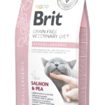 Brit Veterinary Diet Grain Free Cat Hypoalleregenic Κλινική Δίαιτα για Γάτες με  Δερματοπάθειες και Αλλεργίες σε Ξηρά Μορφή 5 kgr