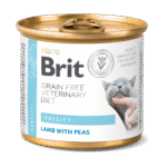 Brit Veterinary Diet Grain Free Cat Obesity Wet Food  Κλινική Δίαιτα για Γάτες με Προβλήματα Παχυσαρκίας σε Υγρή Μορφή 200 gr