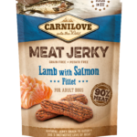Carnilove Grain Free Dog Snack Meat Jerky Lamb with Salmon Fillet Λιχουδιά για Ενήλικους Σκύλους με Αρνί και Σολομό 100 gr