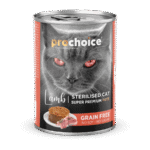 Prochoice Pate Adult Sterilised Cat Lamb Πλήρης Υγρή Τροφή χωρίς Σιτηρά για Eνήλικες Στειρωμένες Γάτες όλων των Φυλών με Αρνί 400 gr