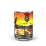 Ambrosia Grain Free Adult Sensitive Can Turkey & Duck Πλήρης Υγρή Τροφή χωρίς Σιτηρά για Ενήλικους Ευαίσθητους Σκύλους Όλων των Φυλών με Γαλοπούλα και Πάπια 400 gr