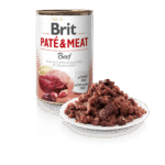 Brit Dog Can Pate & Meat Beef Υγρή Τροφή Χωρίς Σιτηρά για Ενήλικους Σκύλους σε Κονσέρβα με Βοδινό 400 gr