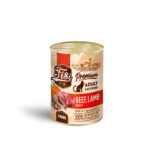 Fisi Chunk Adult Cat  Beef, Lamb & Carrot Πλήρης Υγρή Τροφή για Eνήλικες Γάτες όλων των Φυλών με Βοδινό, Αρνί και Καρότο 400 gr