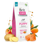 Brit Care D. GF Puppy Salmon Ξηρά Τροφή Χωρίς Σιτηρά Για Κουτάβια όλων των Φυλών με Σολομό 3 kgr