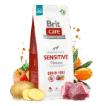 Brit Care D. GF Sensitive Venison Ξηρά Τροφή Χωρίς Σιτηρά για Ευαίσθητους Σκύλους Όλων των  Φυλών με Ελάφι 3 kgr