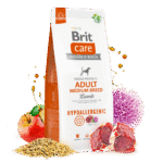 Brit Care D. Hypoallergenic Adult Medium Lamb Ξηρά Τροφή για Ενήλικους Σκύλους Μεσαίων Φυλών με Αρνί 12 Kgr