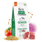 Brit Care D. Hypoallergenic Senior Lamb Ξηρά Τροφή για Υπερήλικους Σκύλους όλων των Φυλών με Αρνί 3 Kgr