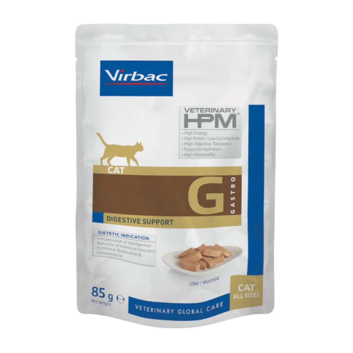 gr-17 Virbac Cat Digestive Support Wet Food Κλινική Δίαιτα για Γάτες με Προβλήματα Πεπτικού σε Υγρή Μορφή σε Φακελάκια 12 x 85 gr - Image 1