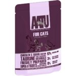 AATU Cat Pouch Chicken & Quail Πλήρης Υγρή Τροφή χωρίς Σιτηρά για Ενήλικες Γάτες όλων των Φυλών σε Φακελάκι με Κοτόπουλο και Ορτύκι 85 gr