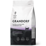 Grandorf GV Cat Veterinary Diet Rabbit Hypoallergenic Κλινική Δίαιτα για Γάτες με Δερματοπάθειες και Αλλεργίες σε Ξηρά Μορφή με Κουνέλι 2 Κgr