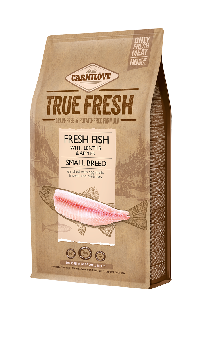 020-1056 Carnilove True Fresh Adult Small Fish Ξηρά Τροφή Χωρίς Σιτηρά για Ενήλικους Σκύλους όλων των φυλών με Ψάρια 1.4 kgr - Image 1