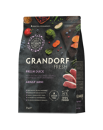 Grandorf GF Dog Fresh Duck Adult Mini Breed Ξηρά Τροφή Χωρίς Σιτηρά για Ενήλικους Σκύλους Μικρόσωμων Φυλών με Πάπια 3 kgr