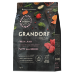 Grandorf GF Dog Fresh Lamb Puppy All Breed Ξηρά Τροφή Χωρίς Σιτηρά για Ανήλικους Σκύλους Όλων των Φυλών με Αρνί 3 kgr