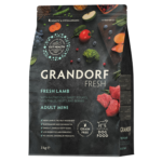Grandorf GF Dog Fresh Lamb Adult Mini Breed Ξηρά Τροφή Χωρίς Σιτηρά για Ενήλικους Σκύλους Μικρόσωμων Φυλών με Αρνί 3 kgr