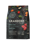 Grandorf GF Dog Fresh Lamb Adult Mini Breed Ξηρά Τροφή Χωρίς Σιτηρά για Ενήλικους Σκύλους Μικρόσωμων Φυλών με Αρνί 3 kgr