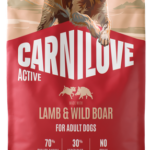 Carnilove Dog Adult Lamb & Wild Boar Ξηρά Τροφή Χωρίς Σιτηρά για Ενήλικους Σκύλους όλων των Φυλών με Αρνί και Αγριόχοιρο 4 Kgr