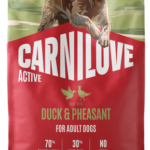 Carnilove Dog Adult Duck & Pheasant Ξηρά Τροφή Χωρίς Σιτηρά για Ενήλικους Σκύλους όλων των Φυλών με Πάπια και Φασιανό 4 Kgr