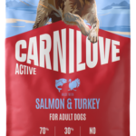 Carnilove Dog Adult Salmon & Turkey Ξηρά Τροφή Χωρίς Σιτηρά για Ενήλικους Σκύλους όλων των Φυλών με Σολομό και Γαλοπούλα 4 Kgr
