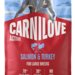 Carnilove Dog Adult Large Breed Salmon & Turkey Ξηρά Τροφή Χωρίς Σιτηρά για Ενήλικους Σκύλους Μεγαλόσωμων Φυλών με Σολομό και Γαλοπούλα 4 Kgr