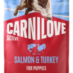 Carnilove Dog Puppy Salmon & Turkey Ξηρά Τροφή Χωρίς Σιτηρά για Κουτάβια όλων των Φυλών με Σολομό και Γαλοπούλα 12 Kgr