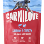Carnilove Dog Junior Large Breed Salmon & Turkey Ξηρά Τροφή Χωρίς Σιτηρά για Κουτάβια Μεγαλόσωμων Φυλών με Σολομό και Γαλοπούλα 1,5 Kgr