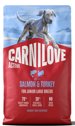 020-1271.png Carnilove Dog Junior Large Breed Salmon & Turkey Ξηρά Τροφή Χωρίς Σιτηρά για Κουτάβια Μεγαλόσωμων Φυλών με Σολομό και Γαλοπούλα 4 Kgr - Image 1