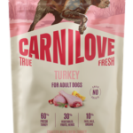 Carnilove True Fresh Dog Adult Turkey Ξηρά Τροφή Χωρίς Σιτηρά για Ενήλικους Σκύλους όλων των Φυλών με Φρέσκια Γαλοπούλα 1,5 Kgr
