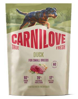 020-1282.png Carnilove True Fresh Dog Adult Small Breed Duck Ξηρά Τροφή Χωρίς Σιτηρά για Ενήλικους Σκύλους Μικρόσωμων Φυλών με Φρέσκια Πάπια 1,5 Kgr - Image 1