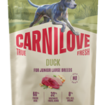 Carnilove True Fresh Dog Junior Large Breed Duck Ξηρά Τροφή Χωρίς Σιτηρά για Κουτάβια Μεγαλόσωμων Φυλών με Φρέσκια Πάπια 1,5 Kgr