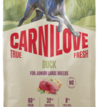 Carnilove True Fresh Dog Junior Large Breed Duck Ξηρά Τροφή Χωρίς Σιτηρά για Κουτάβια Μεγαλόσωμων Φυλών με Φρέσκια Πάπια 4 Kgr
