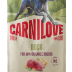 Carnilove True Fresh Dog Junior Large Breed Duck Ξηρά Τροφή Χωρίς Σιτηρά για Κουτάβια Μεγαλόσωμων Φυλών με Φρέσκια Πάπια 12 Kgr