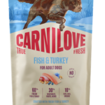 Carnilove True Fresh Dog Adult Fish & Turkey Ξηρά Τροφή Χωρίς Σιτηρά για Ενήλικους Σκύλους όλων των Φυλών με Φρέσκο Ψάρι και Γαλοπούλα 1,5 Kgr