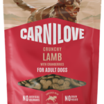 Carnilove Grain Free Dog Snack Crunchy Lamb with Cranberries Τραγανή Λιχουδιά για Ενήλικους Σκύλους με Αρνί και Βακκίνια 200 gr