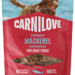 Carnilove Grain Free Dog Snack Crunchy Mackerel with Raspberries Τραγανή Λιχουδιά για Ενήλικους Σκύλους με Σκουμπρί και Σμέουρα 200 gr