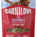 Carnilove Grain Free Dog Snack Soft Sardines with Wild Garlic Μαλακή Λιχουδιά για Ενήλικους Σκύλους με Σαρδέλα και Άγριο Σκόρδο 200 gr
