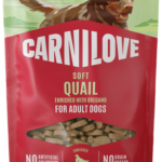 Carnilove Grain Free Dog Snack Soft Quail with Oregano Μαλακή Λιχουδιά για Ενήλικους Σκύλους με Ορτύκι και Ρίγανη 200 gr