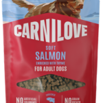Carnilove Grain Free Dog Snack Soft Salmon with Thyme Small Bites Μαλακή Λιχουδιά για Ενήλικους Σκύλους με Σολομό και Θυμάρι σε Μικρές Μπουκιές 200 gr